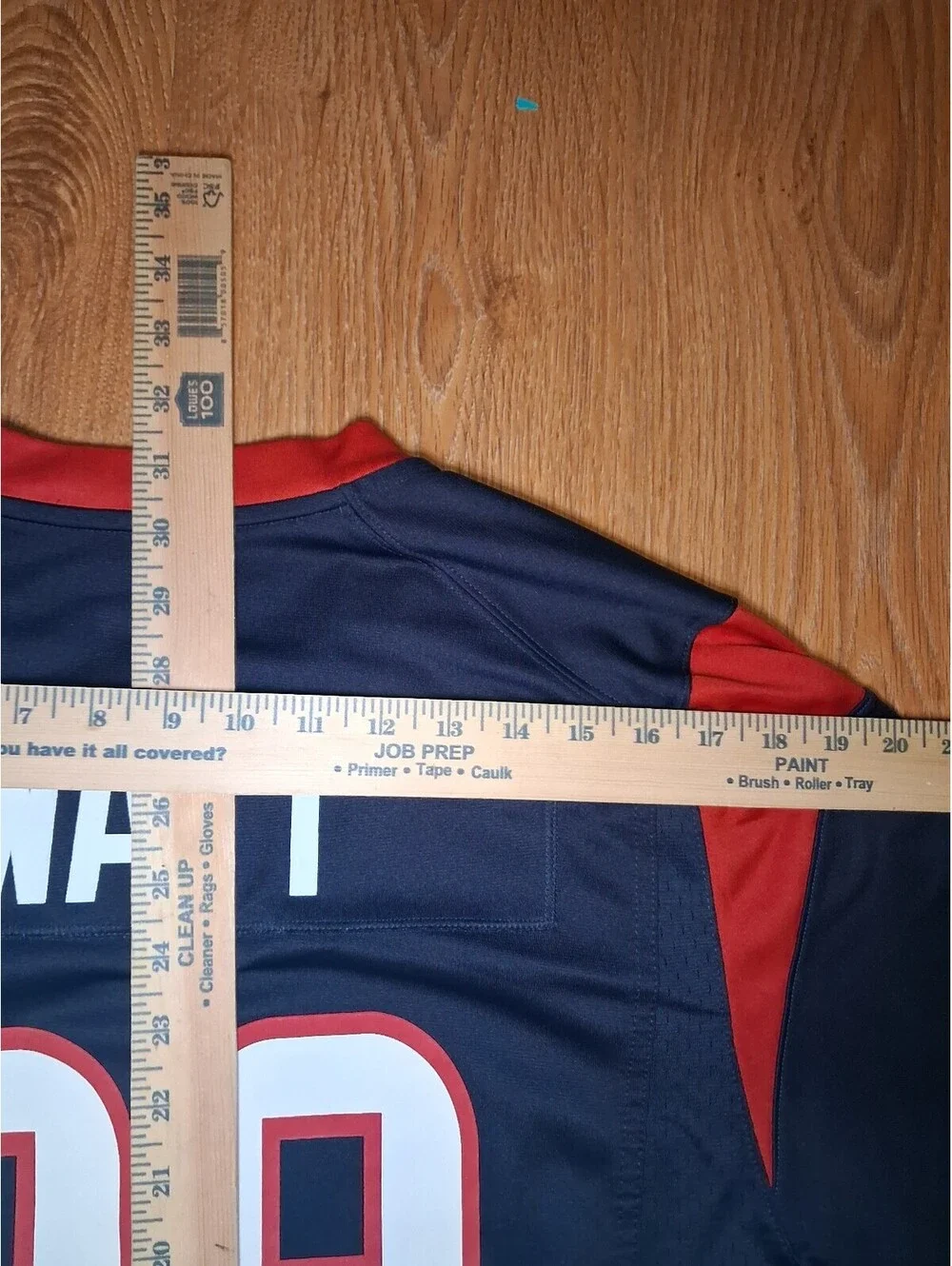 Nike JJ Watt 99 Texans NFL Jersey Large Blue On Field
